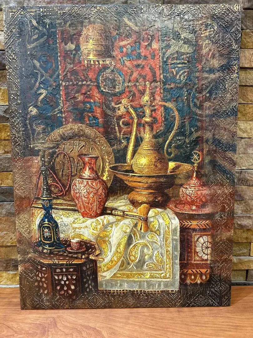 Brass Still Life Panel