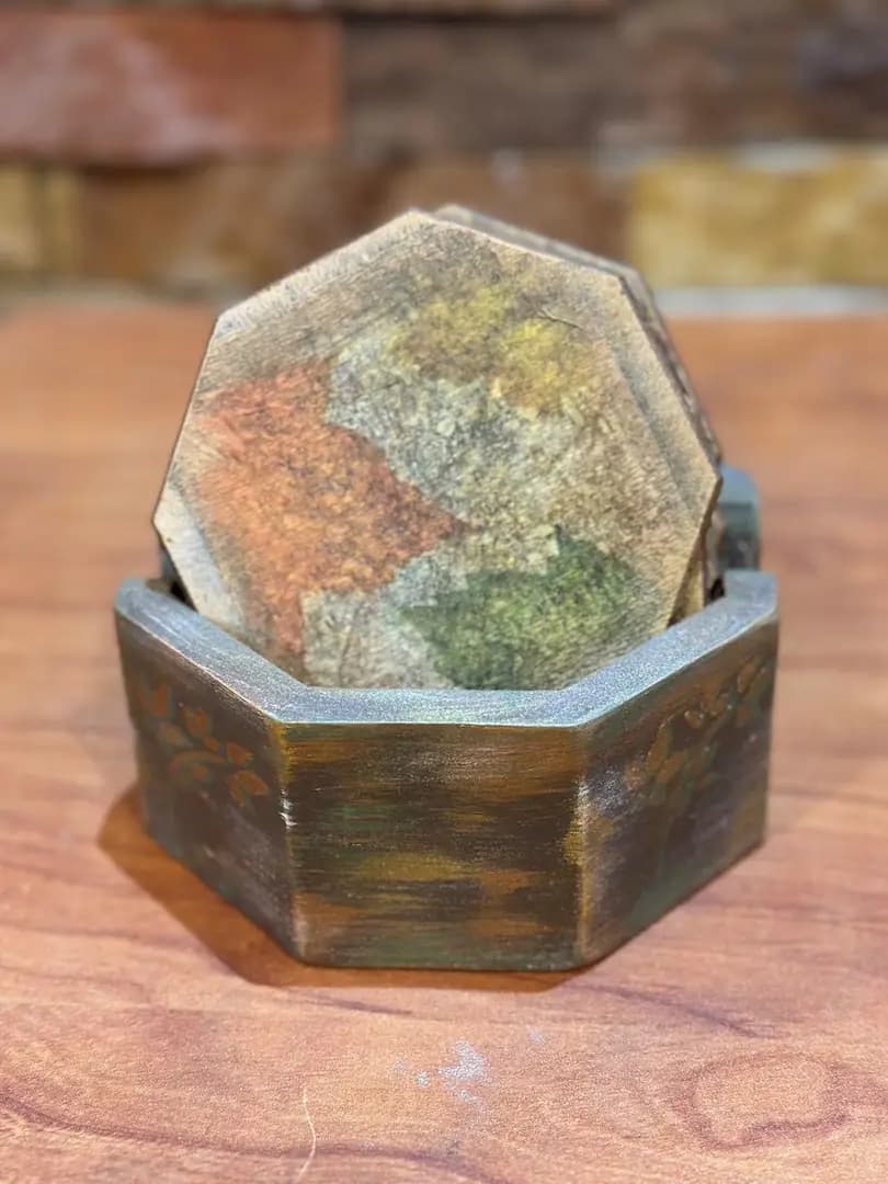 Hexagonal Coaster Box