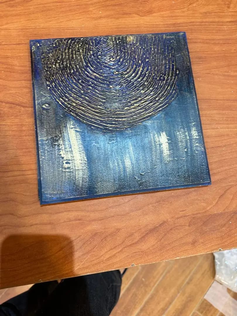 Indigo Textured Panel