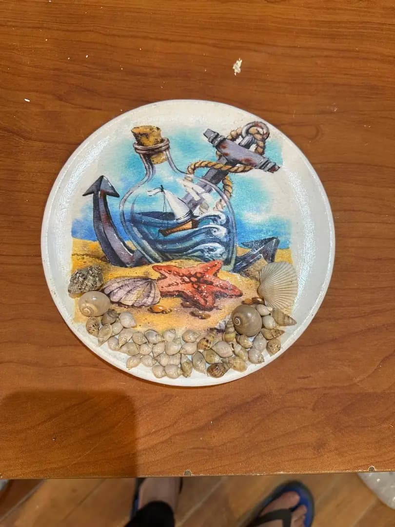 Message in a Bottle Plate