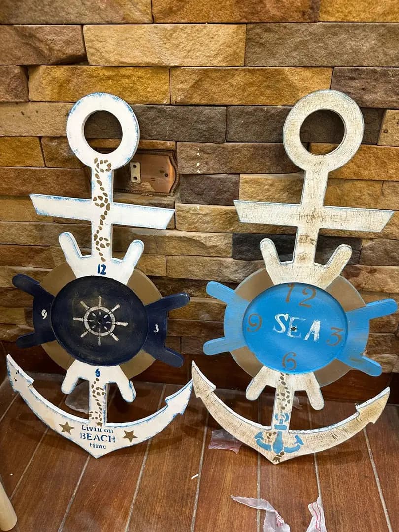 Ships Wheel Wall Clock