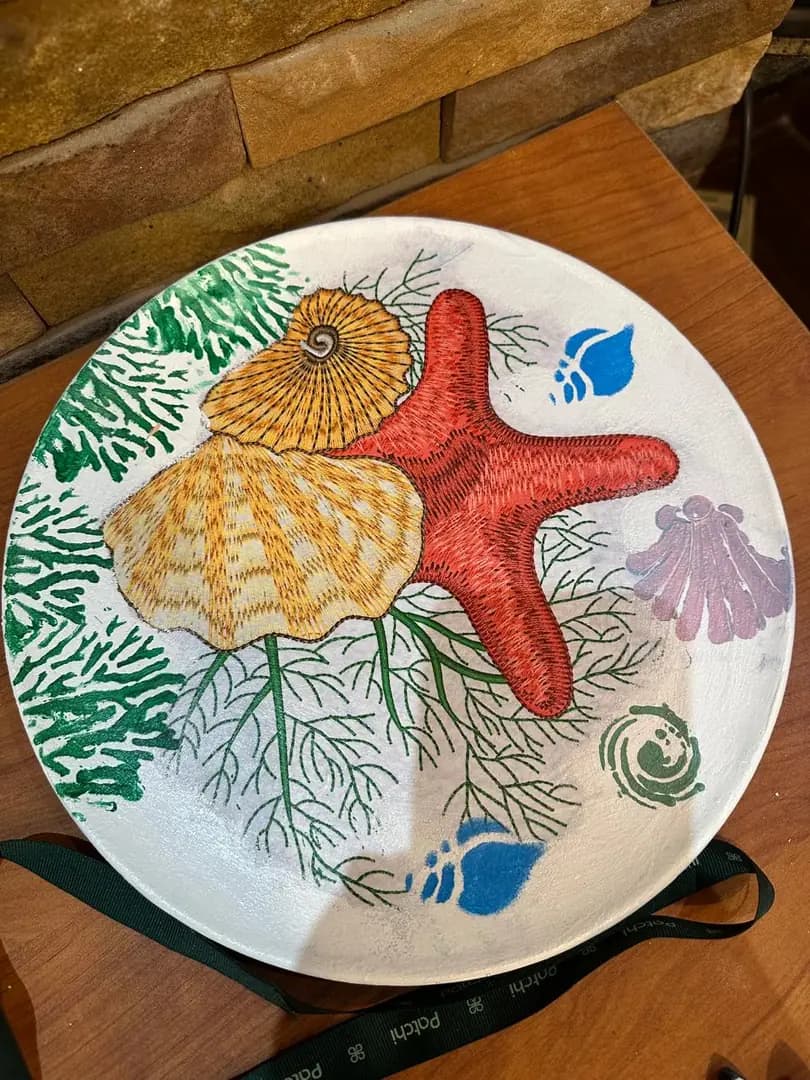 Shell and Starfish Plate