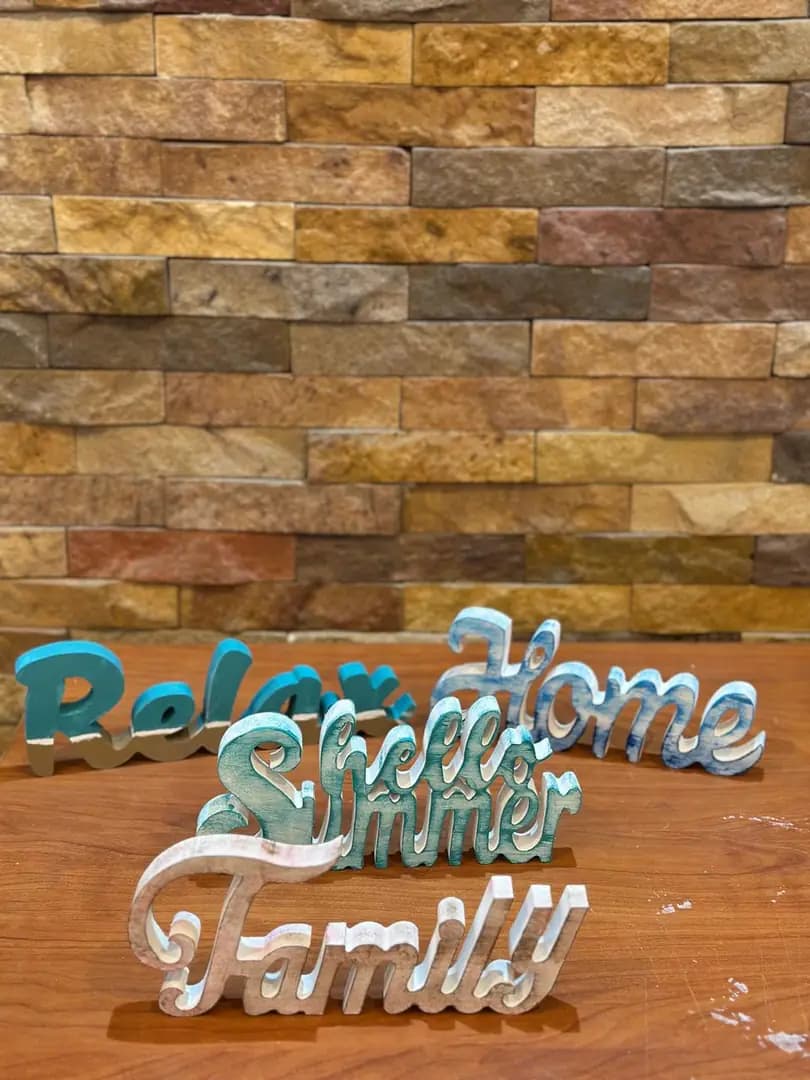 Summer Word Cutouts