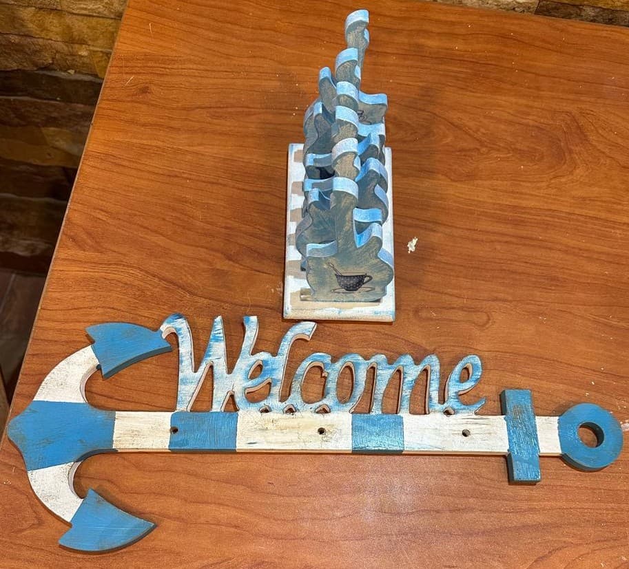 Welcome Anchor Sign